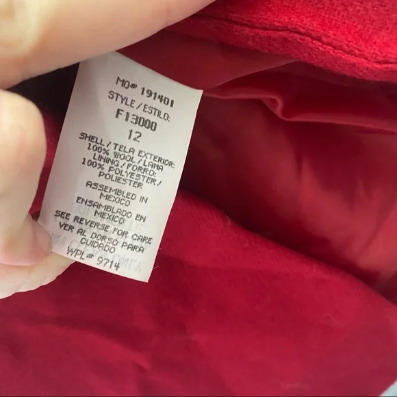 Vintage sag harbor wool blazer size 12 - Picture 4 of 7